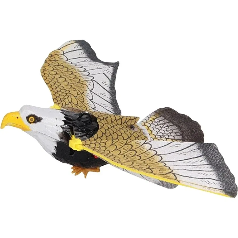 Flying Hawk Bird Repellent Hanging Eagle Flying Owl Repellent Scarer Decoy Repellent Pest Control Scarecrow Garden Decor view 2