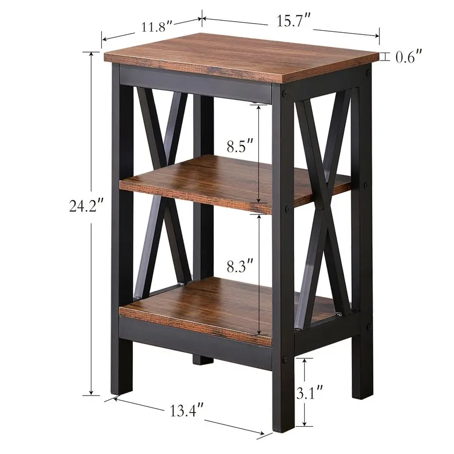 

Modern Nightstands XDesign Side End Table Night Stand with Storage Shelf for Bedroom,Living Room,