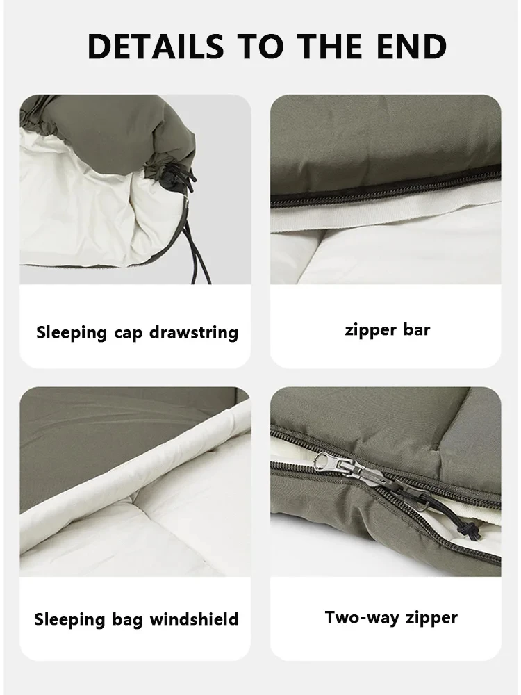 Naturehike Schlafsack Camping Outdoor Tragbarer Ultraleichter Einzelner Verbindbarer Schlafsack Wasserdicht Maschinenwaschbar – Detail 11