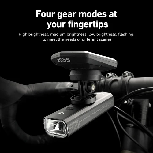 Imagen 2 del producto CYCLAMI luz delantera de la bicicleta 500LM luz de la bicicleta 2000mAh faros impermeables linterna tipo C carga MTB lámpara de Ciclismo de Carretera