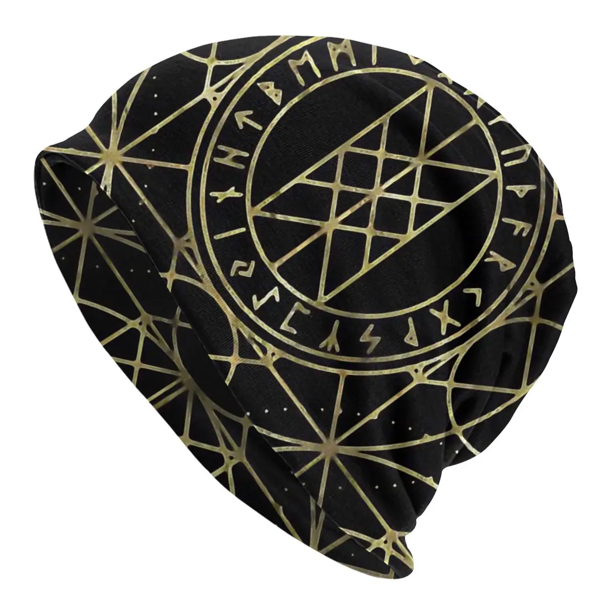 Web Of Wyrd The Matrix Of Fate Outdoor Beanie Caps Viking Web of Wyrd Skullies Beanies Ski Caps Soft Thin Bonnet Hats