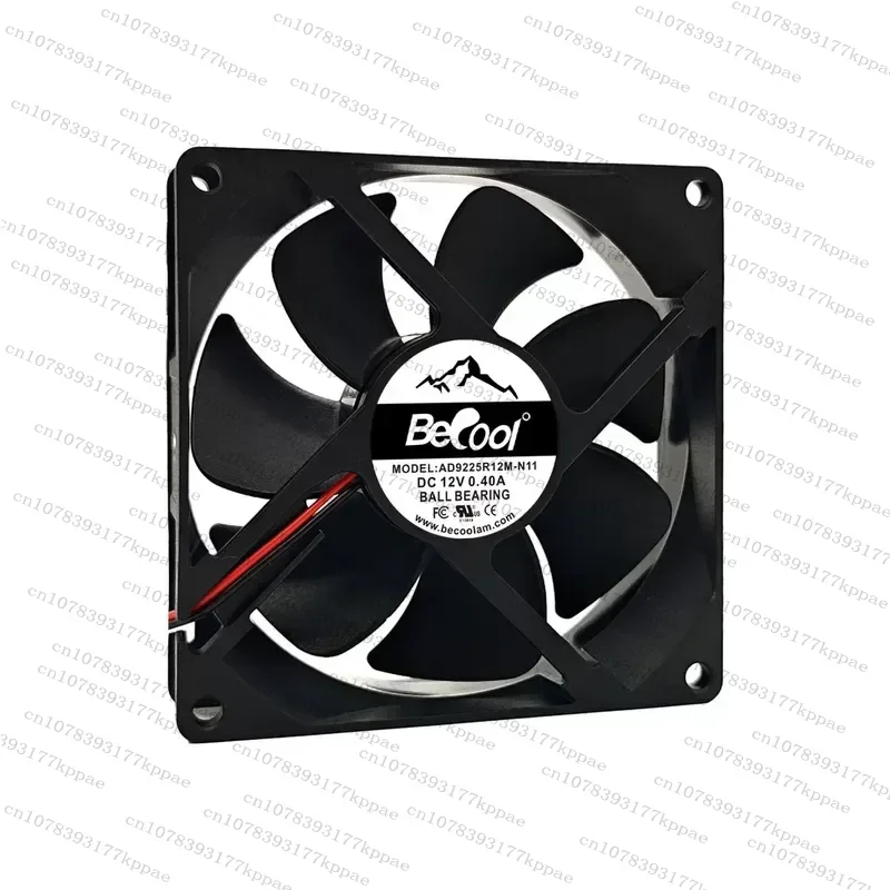 1PCS for BECOOL AD9225R12M-N11 12V 0.4A 92mm Axial Flow Cooling Fan Taiwan Imported High Performance Quiet DC Brushless Computer