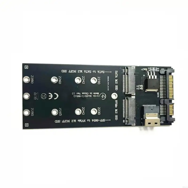 SFF-8654 a M.2 NVME Expansion Card 2 in 1 Adapter per il computer Mainboard