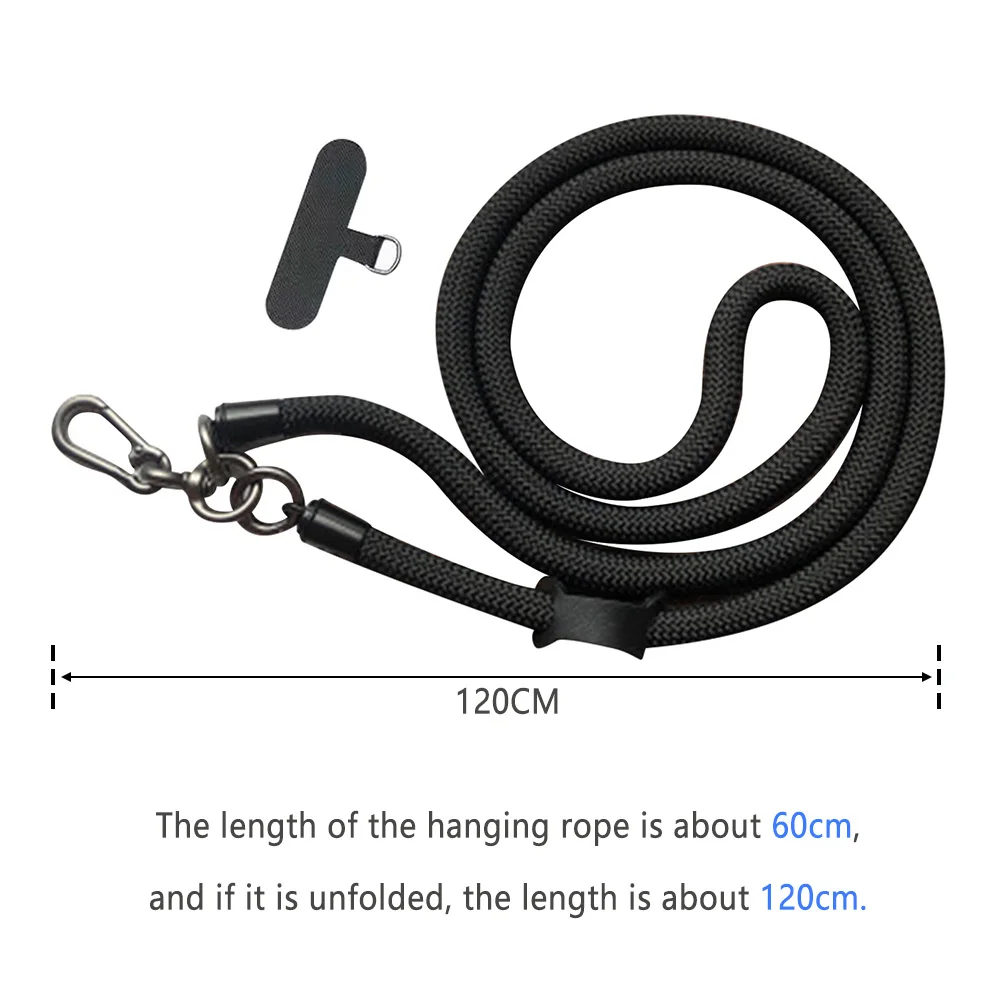 10MM Mobile Phone Neck Strap Practical Smart Phone Cross-body Rope For Fishing