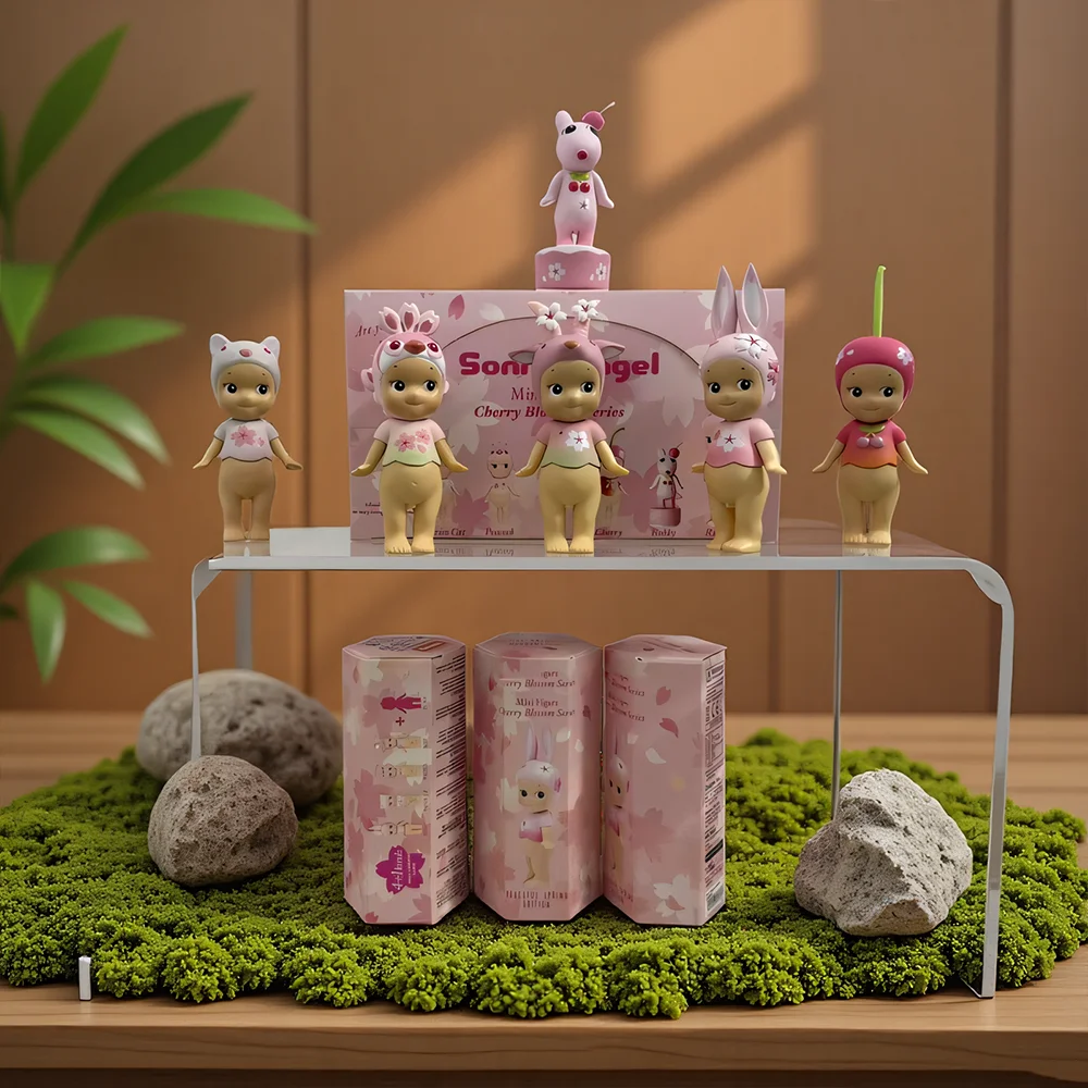 New Hot High Quality Sonny Angel Mini Figure Cherry Blossom Series Blind Box Cute Mini Anime Decorative Children's Surprise Gift