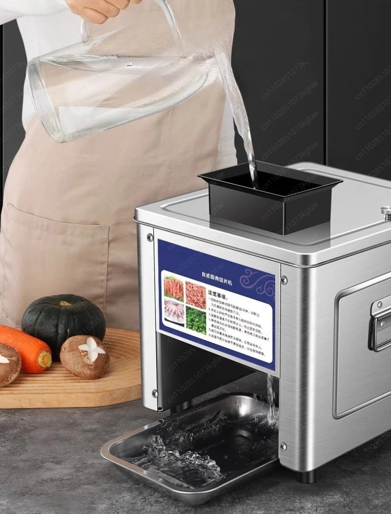 220V Electric Meat Slicer Mach - огляд і ціна Automatic Meat Slicer Home