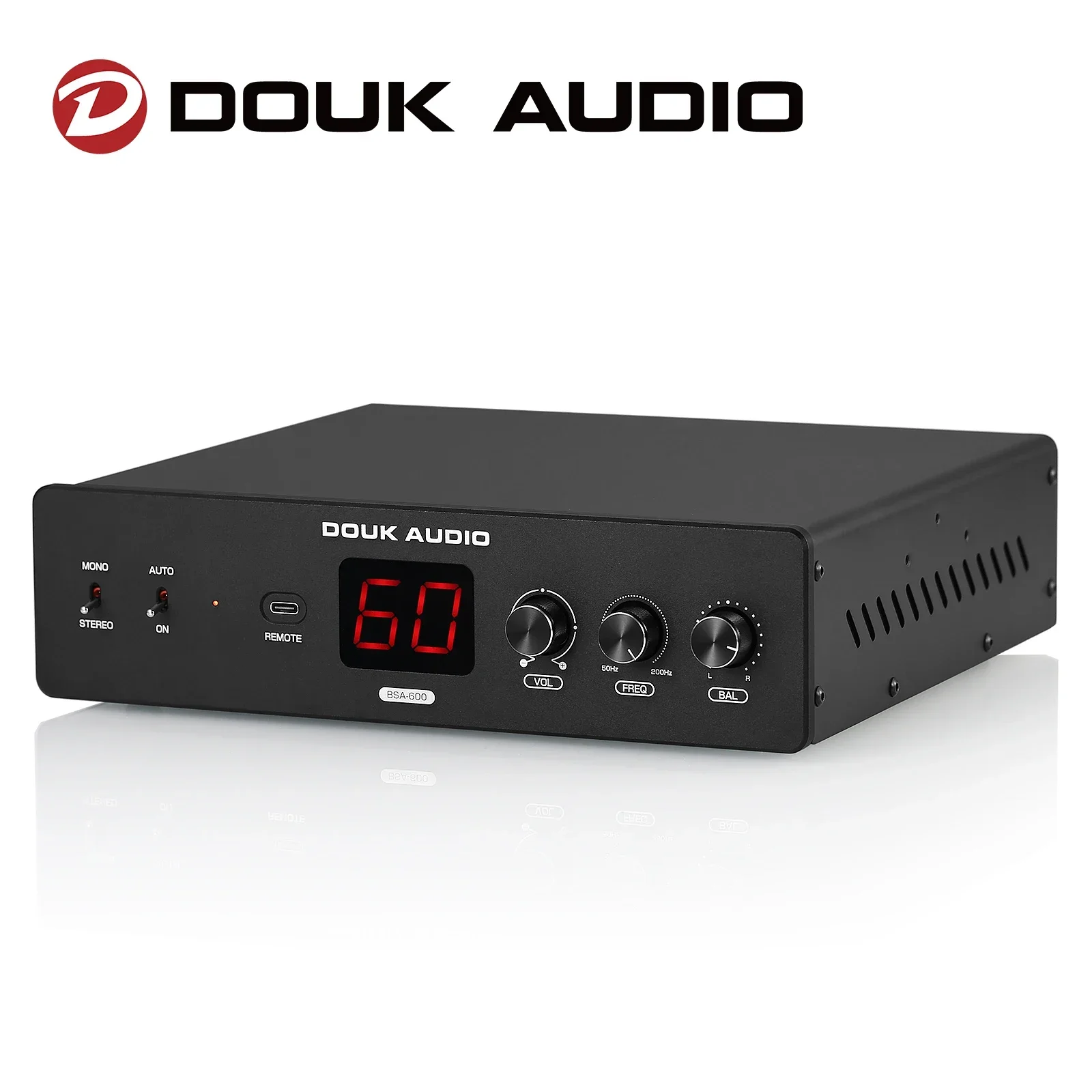 

Douk Audio BSA-600 Bridge Stereo/Mono Bass Shaker Amplifier Subwoofer Power Amp for Transducer 230W