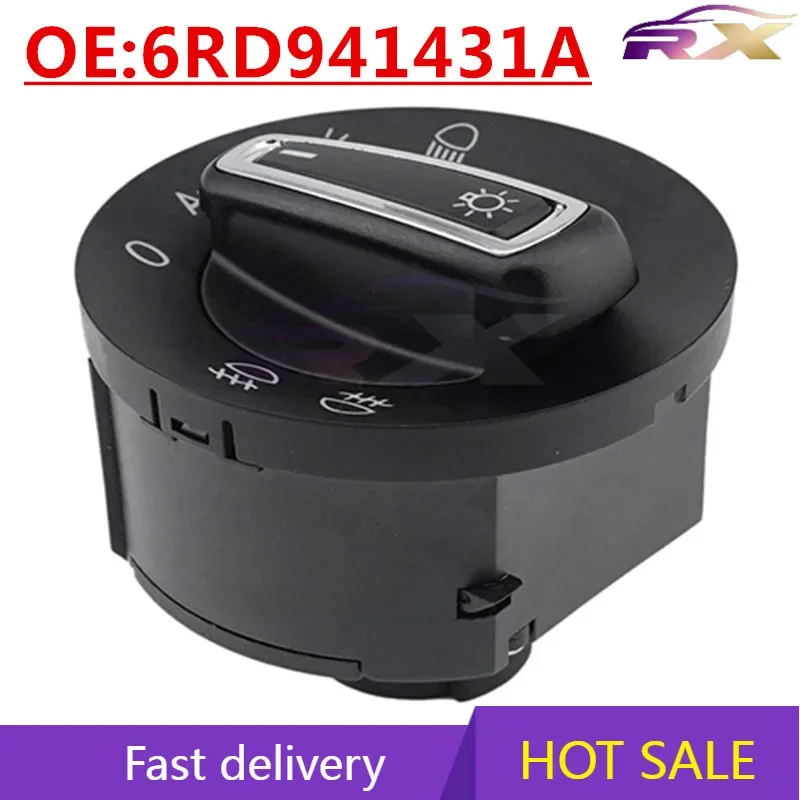 

НОВИНКА: 6RD941431A Подходит для автозапчастей Volkswagen, переключатель управления фарами