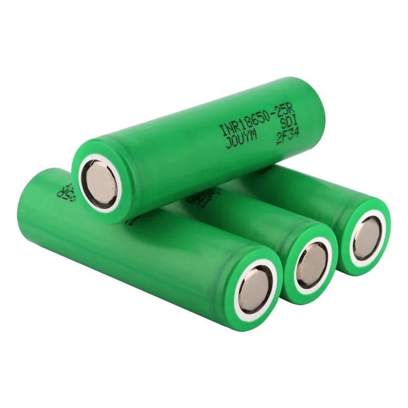 JOUYM-batería recargable de iones de litio para Samsung, pila de descarga de alta corriente de 30 A INR 18650 25R, 2500mAh, 3,7 V