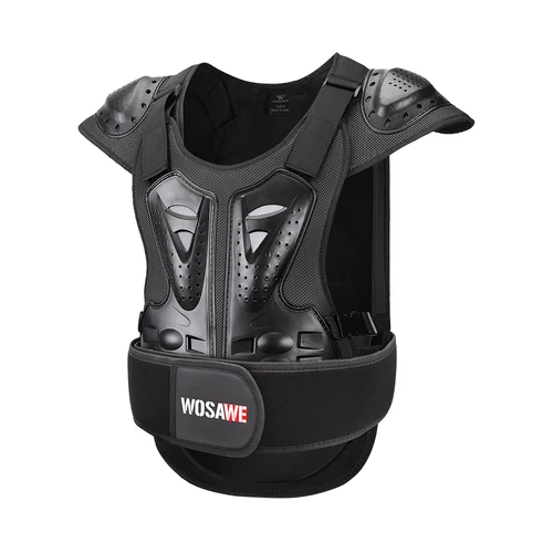 Imagen 2 del producto WOSAWE-Chaleco de armadura para motocicleta, Protector de pecho para carreras, ciclismo, Motocross, esquí todoterreno, chaquetas protectoras para el cuerpo, snowboard para adultos