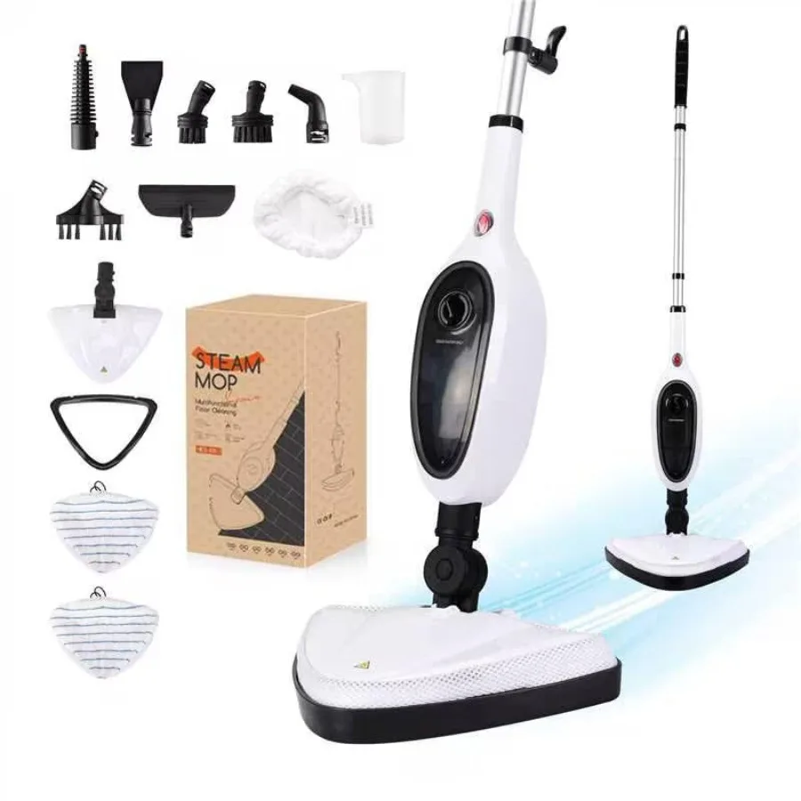 

Steam Mop with Attachments20s Rapid Heating Lightweight Floor Steamer for Kitchen Living Room Wood Floor Tile Carpet Cleaning