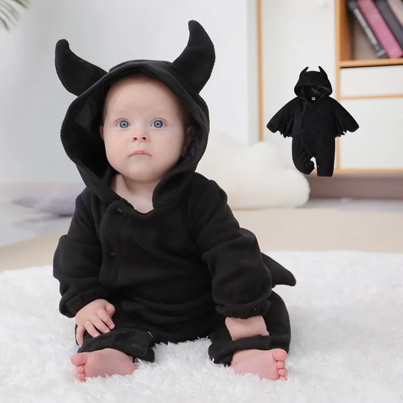 

Autumn and winter new baby bat style romper baby bat costume baby bat cosplay party performance costume photo photography costum