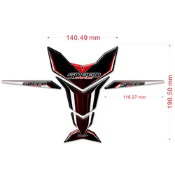 For Triumph Speed Street Triple Daytona 2015 2016 2017 2018 2019 2020 Motorcycle Tank Pad Protector Fish Bone Stickers