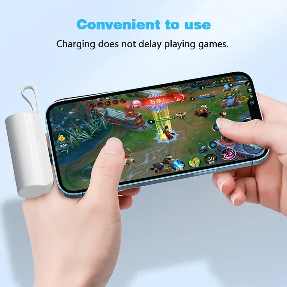 30000mAh Mini Portable Power Bank External Battery Plug Play Power Bank Type C Fast Effective Charger For iPhone Samsung Huawei