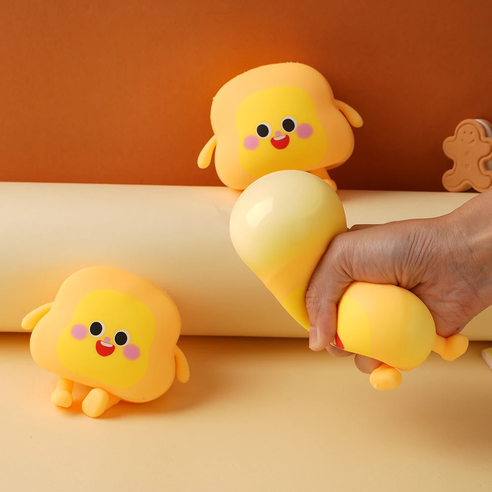 الخبز ضغط الإجهاد لعبة لطيف نخب الإجهاد الكرة لينة الحسية اسفنجي ألعاب متململة العجين الكرة القلق الاسترخاء حفلة صالح #2