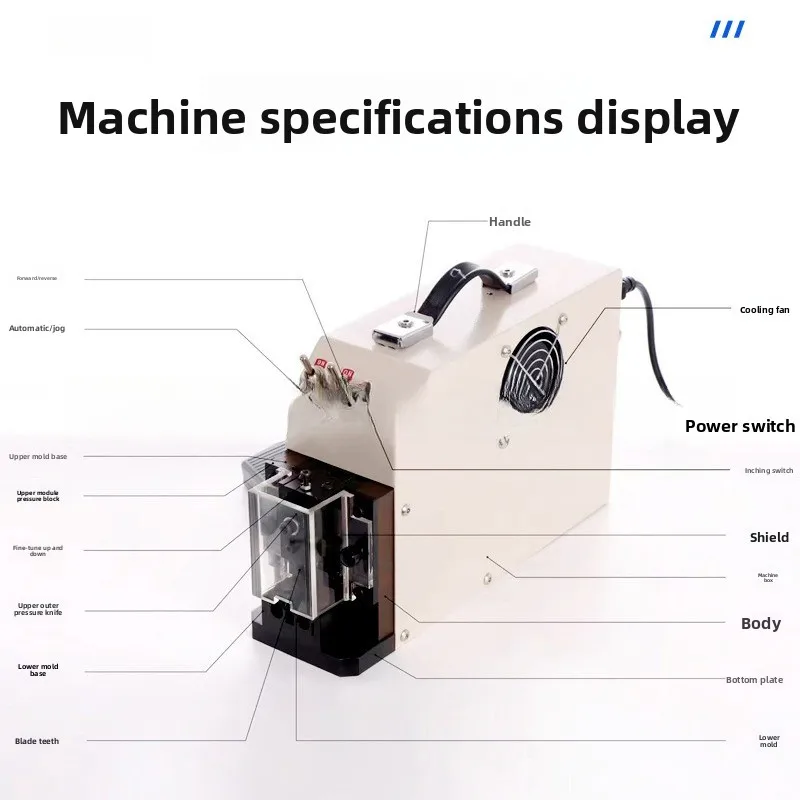 Class 5 Class 6 Network Cable Crystal Head Riveting Terminal Machine Computer Network Cable Crystal Head Crimping Machine Mold