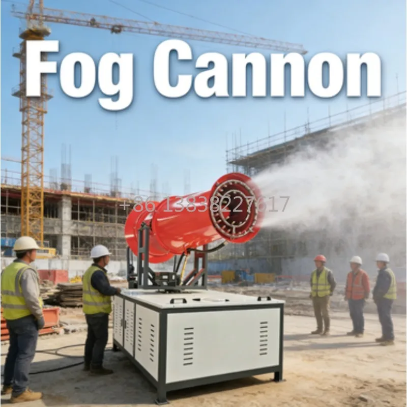Automatic Fog Cannon Machine Featuring Two-Level Filtration System to Prolong Lifespan for Industrial Dust Suppression