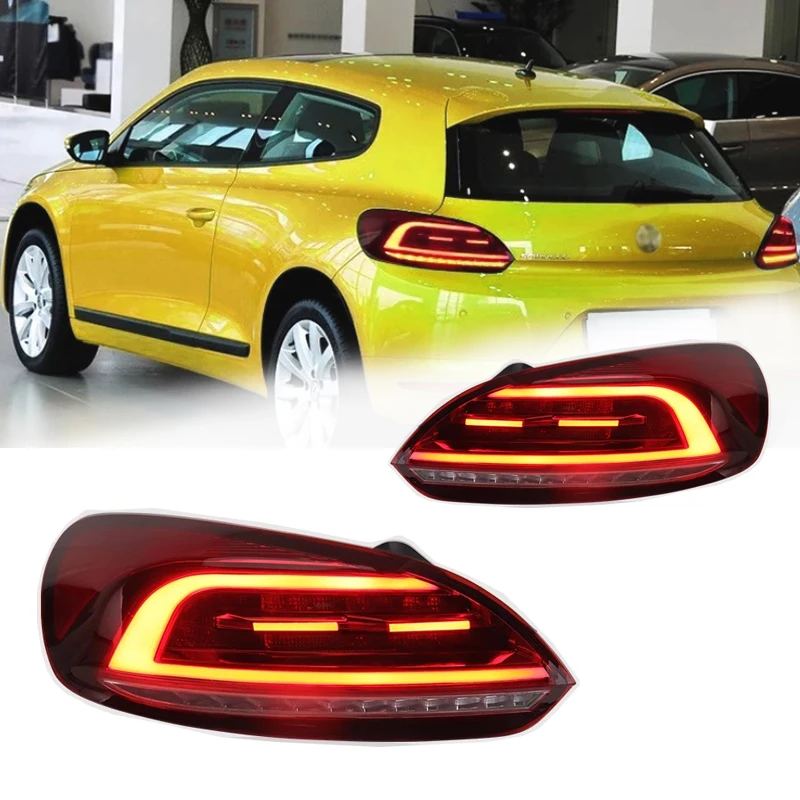 Für Volkswagen Scirocco LED Rücklicht 2009-2014 VW Scirocco Rücklicht Montage DRL Signal Bremse Rückfahrlicht Auto teile