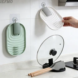 Foldable Pot Lid Holder Kitchen Organizer Shovel Storage Rack Drain Drying Rack for Sink Space Saving Kitchen Gadgets