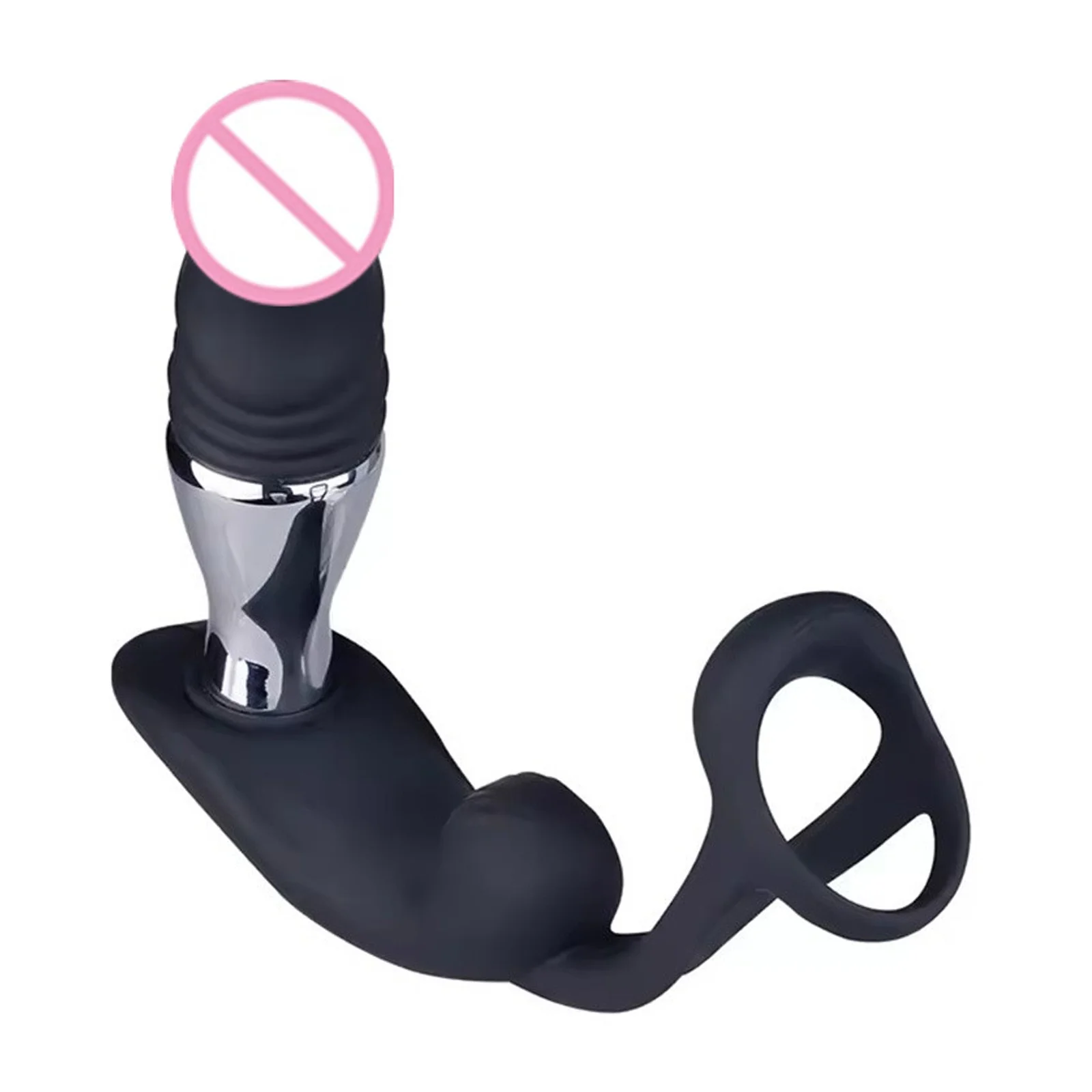 Wireless Remote 10 Speed Prostate Massager With Electric Shock Telescopic Anal Vibrator Butt Plug Adult Sex Toys For Men