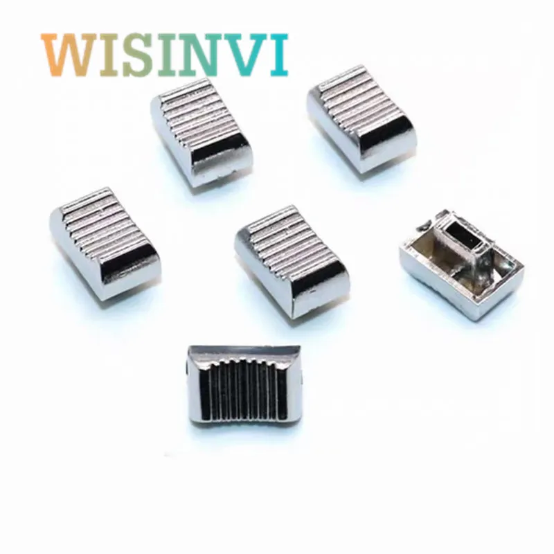 10PCS  13*8*9MM straight slide potentiometer mixer push rod cap plastic console volume hat inner hole 4MM Electroplated push key