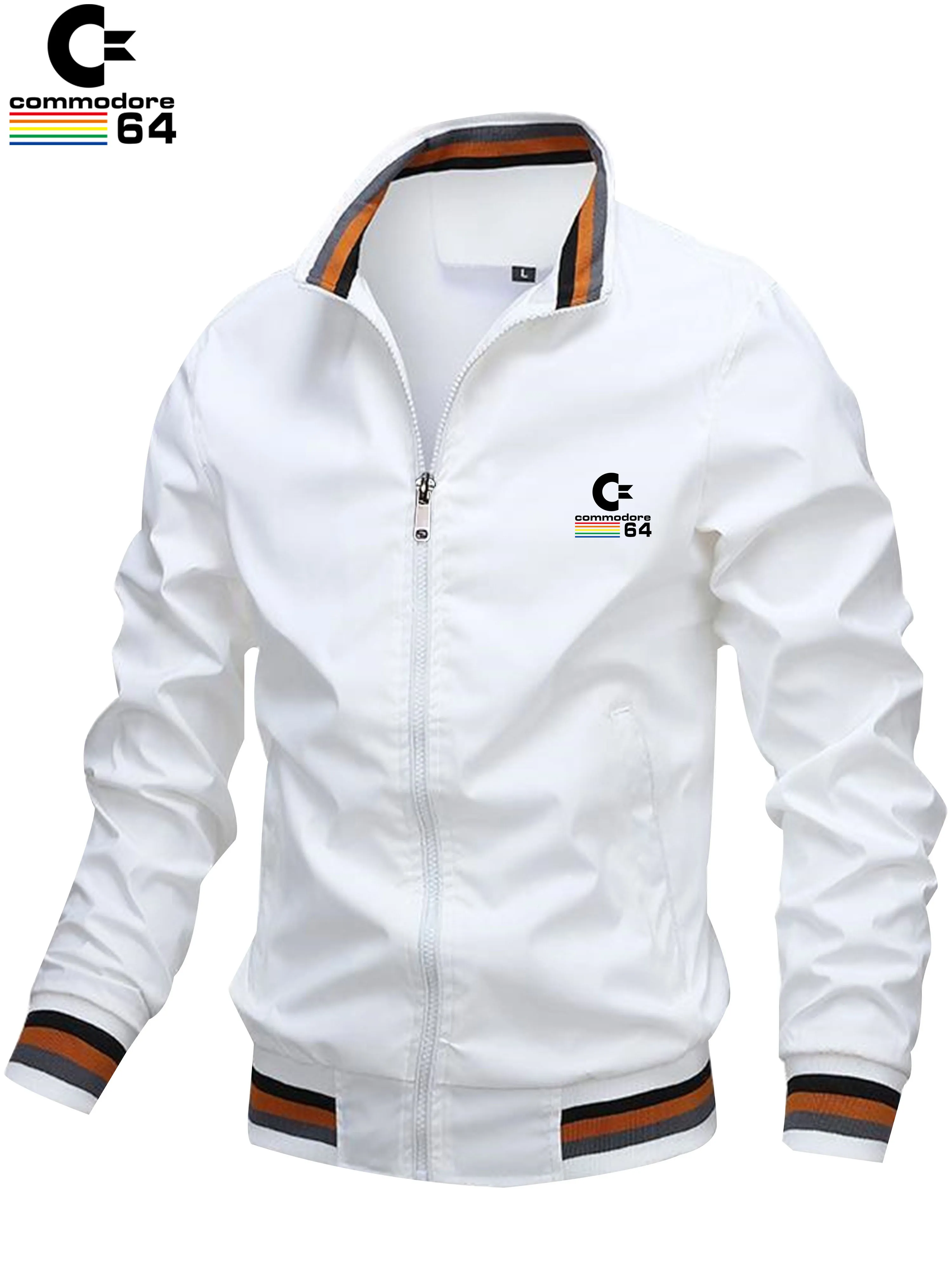 سترة دراجة نارية C64 بتصميم عتيق جديد لعام 2025 ، سترة سباق ، سترة واقية ، سترة رياضية خارجية مضادة للرياح ، معطف رجالي #1