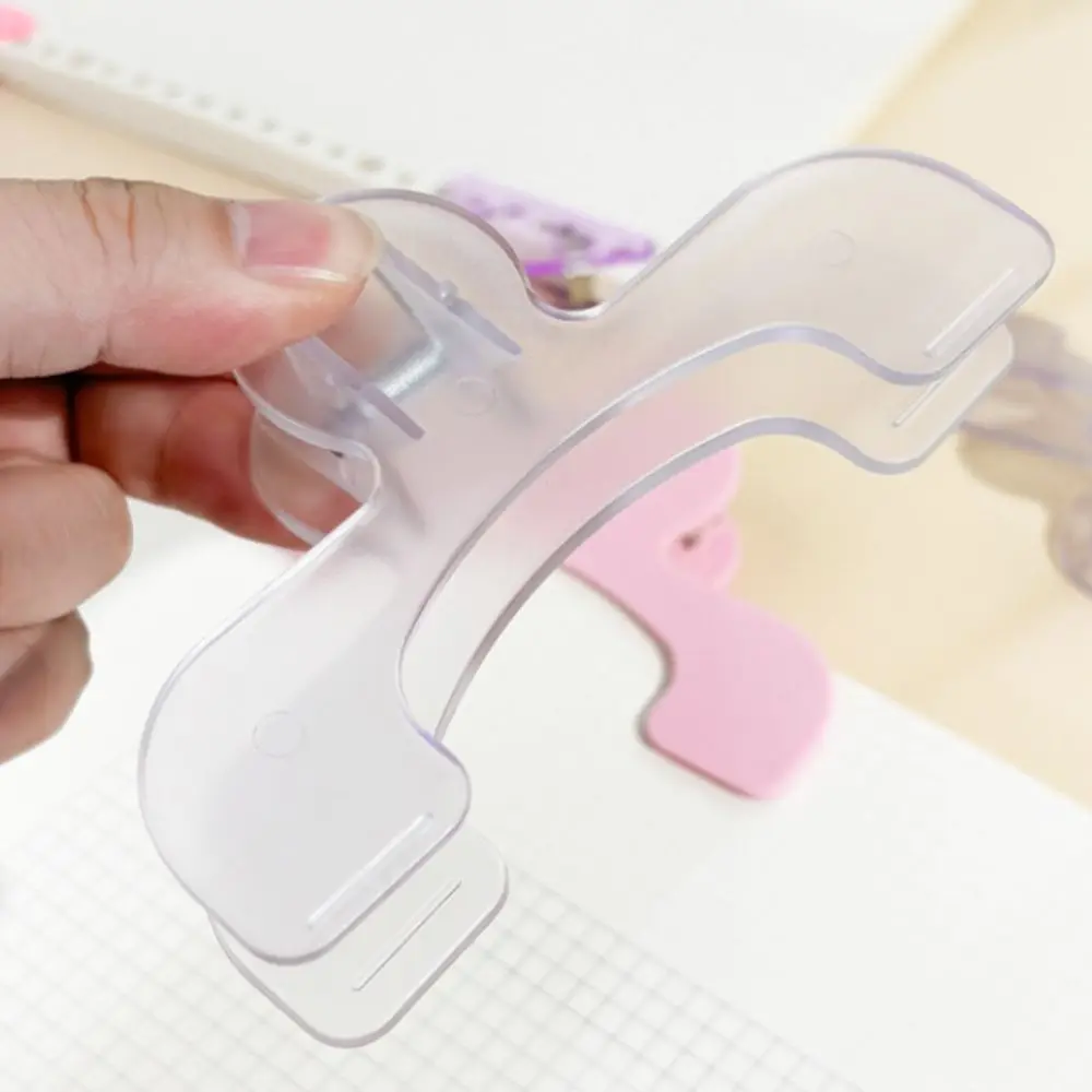 Acrylic Reading Bookmark Holder Note Holder Simple Reading Aid Creative Bookmarks Multi-functional Morandi Color