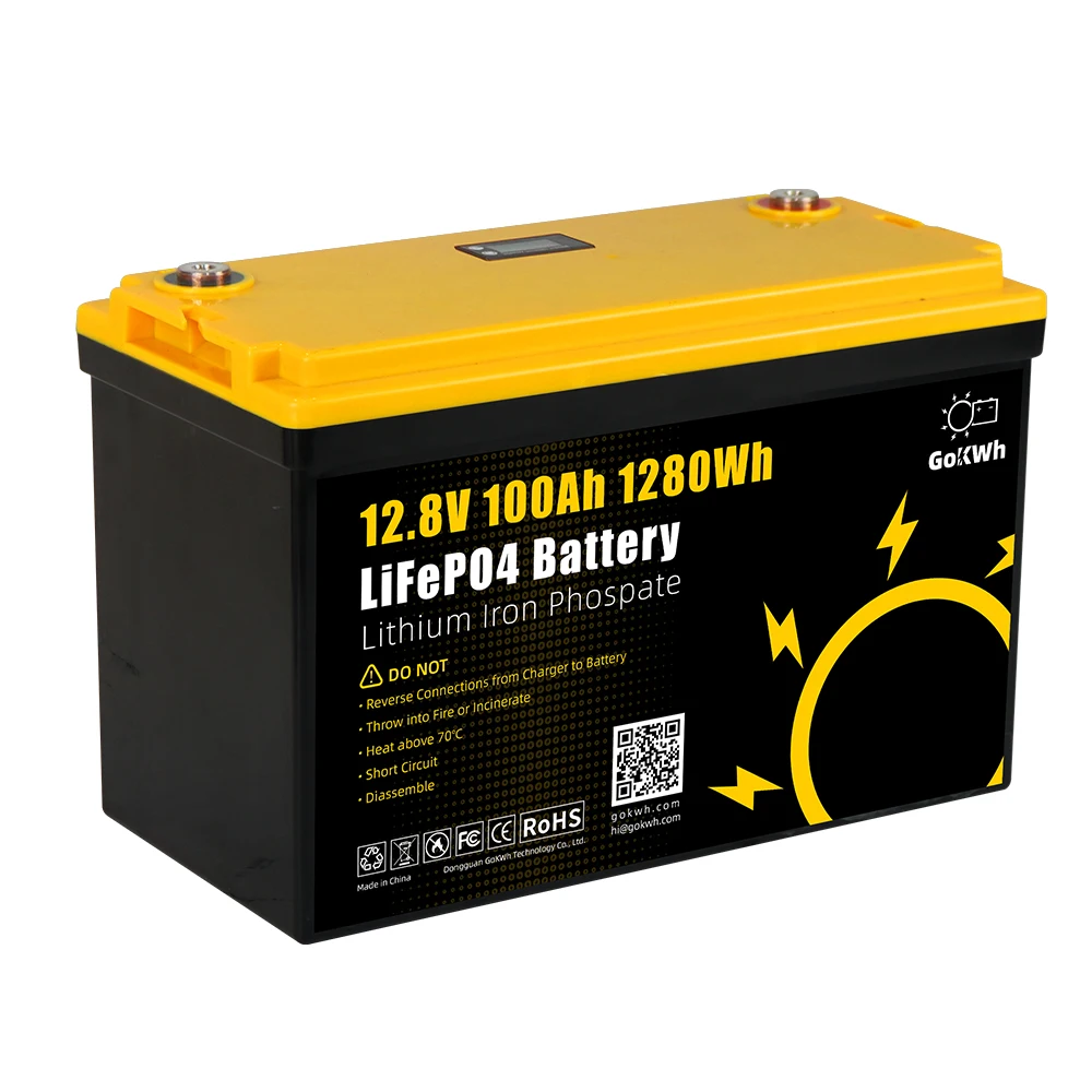 A-level 12V 24V Lifepo4 battery 100Ah 200Ah solar battery 12V Lifepo4 set RV camping