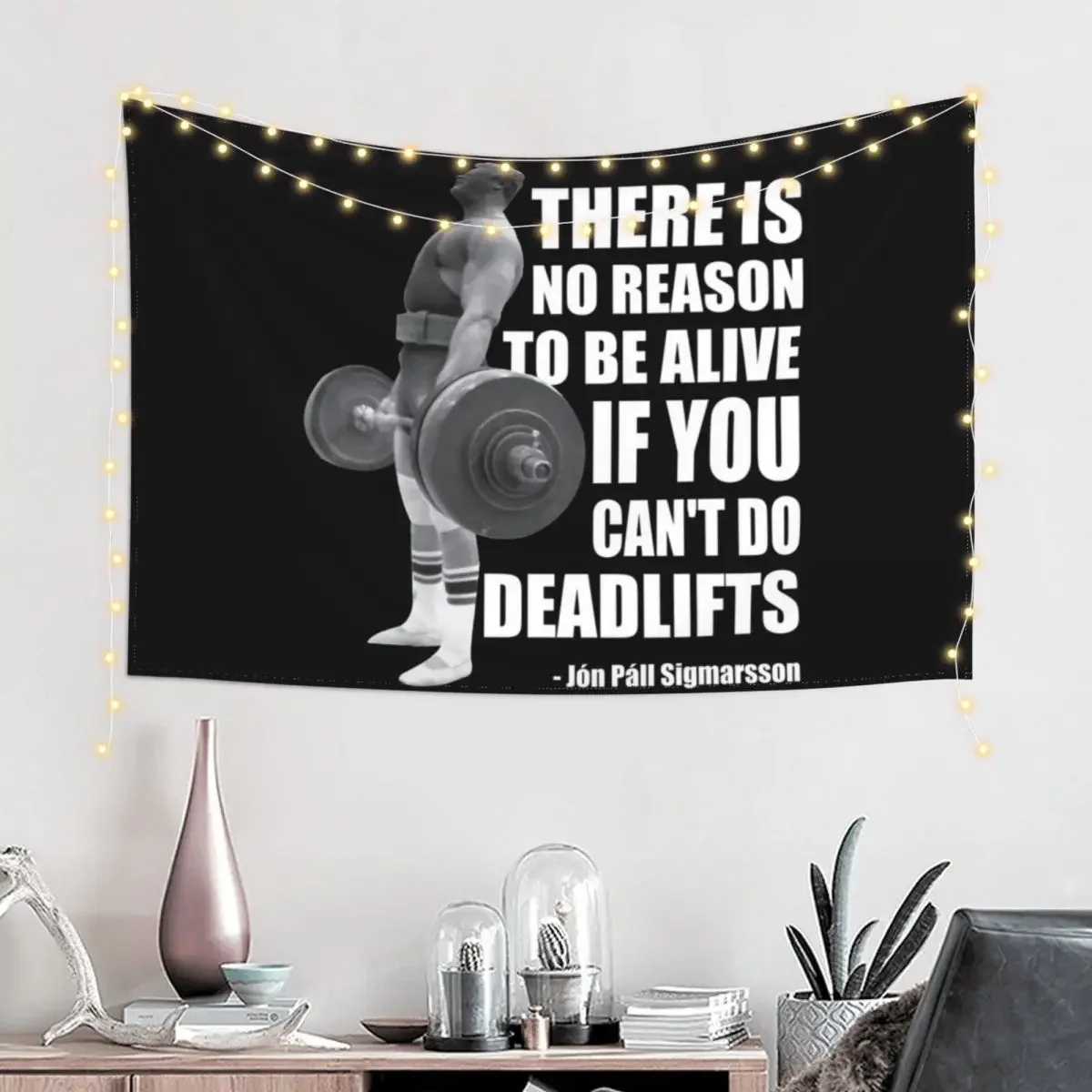 There Is No Reason To Be Alive If You Can't Deadlift Tapestry Aesthetic Room Decor Bedrooms Decor Tapestry