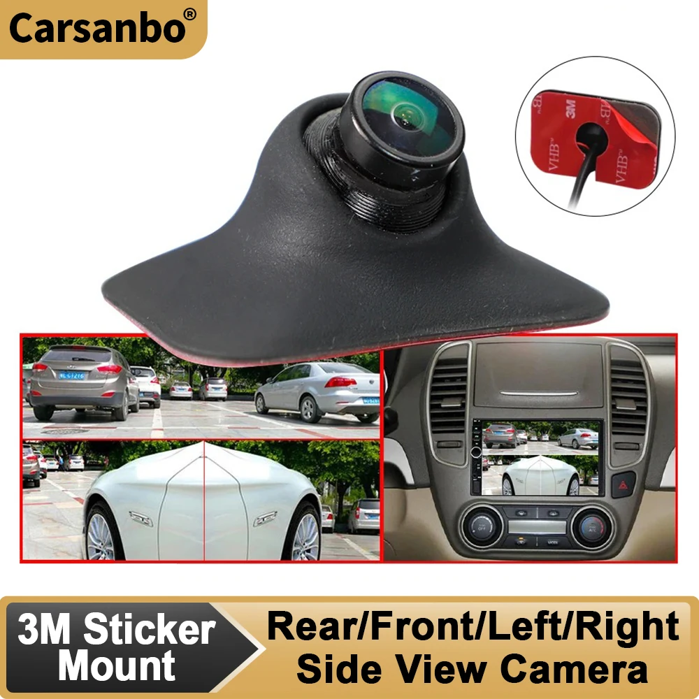 Carsanbo Car Front View Reverse Camera Side View Camera AHD Night Vision HD 1280 * 720P AHD Mirror For Sedan