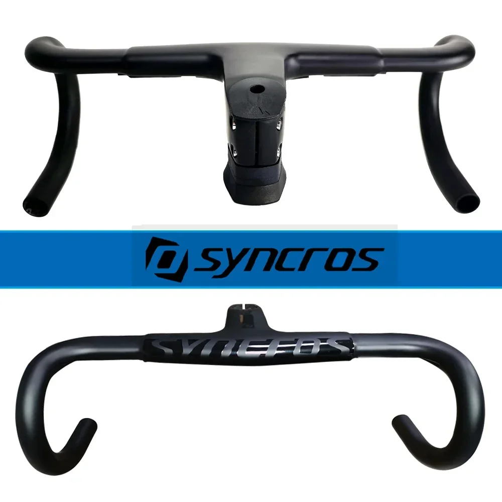 RR1.0 Full Carbon Aero Road Bike Handlebar, 31.8mm Clip-On Compatible, 28.6mm Converter, Lightweight Integrated Handleba