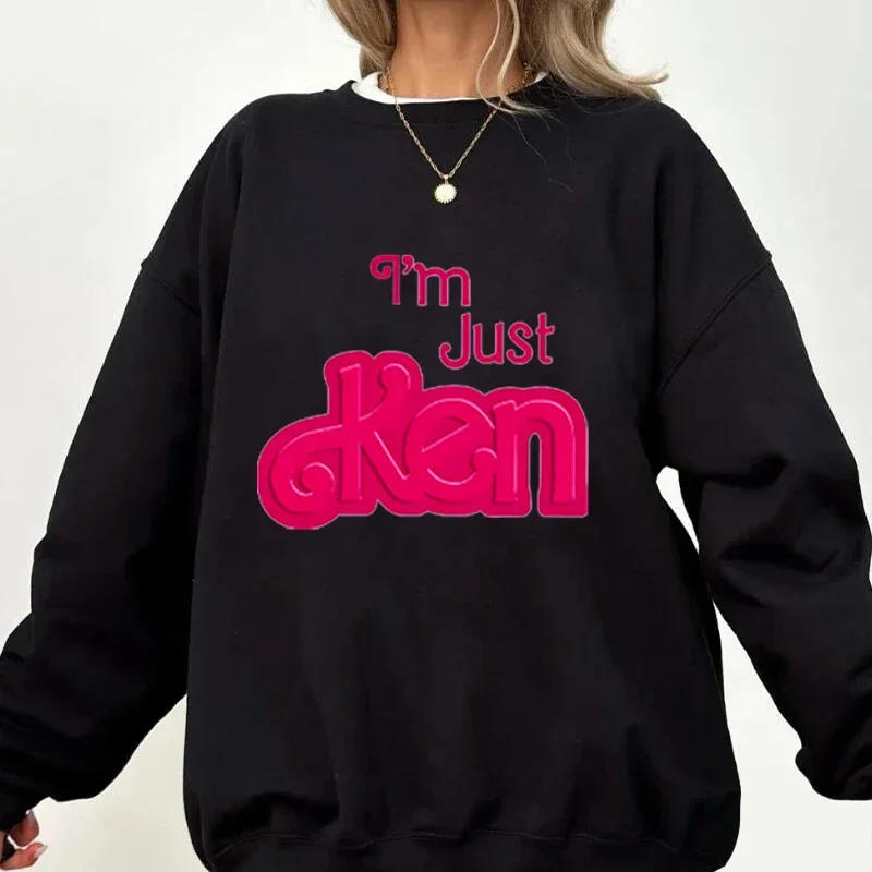 Sono Just Ken felpa I am Ken Popular Print O Neck felpa Winter Fashion abbigliamento confortevole felpa oversize Unisex