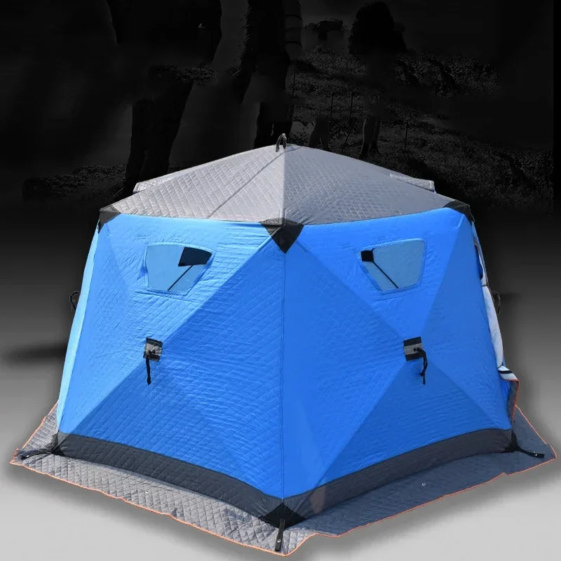 New Style Large Outdoor Windproof Cold-proof Winter Protection Ice Fishing Tent