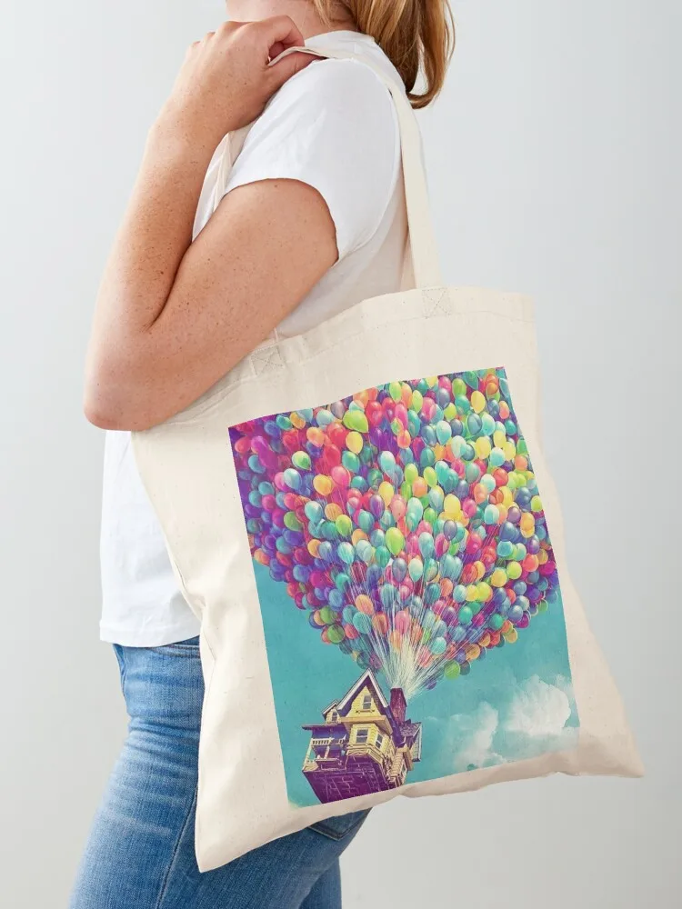 House in the air Tote Bag shoping bag canvas tote bags supermarket folding bag eco pack