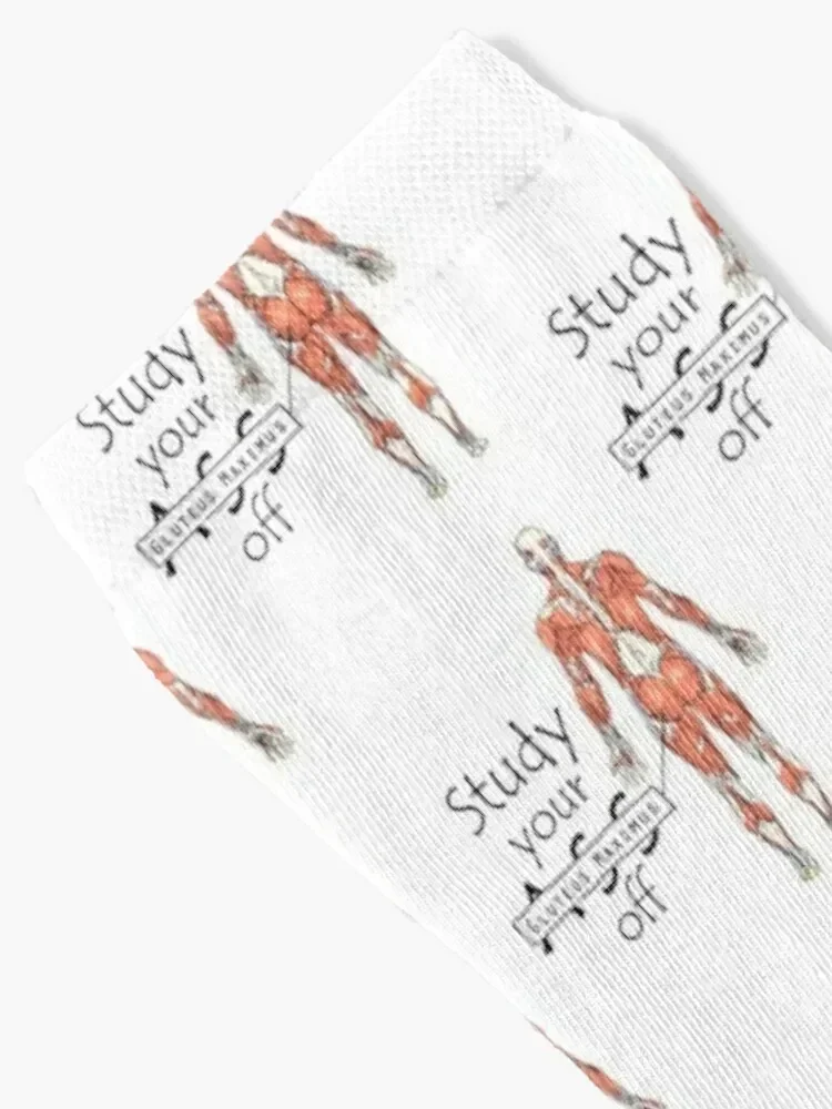 Study your Gluteus Maximus Off Socks designer brand loose Socks Women's Men's