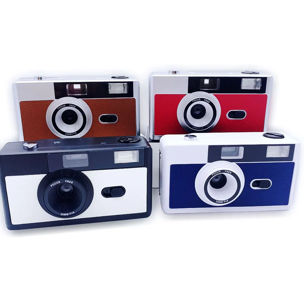 Retro 35mm Reusable Flash Film Camera Vintage Children Gift Camera