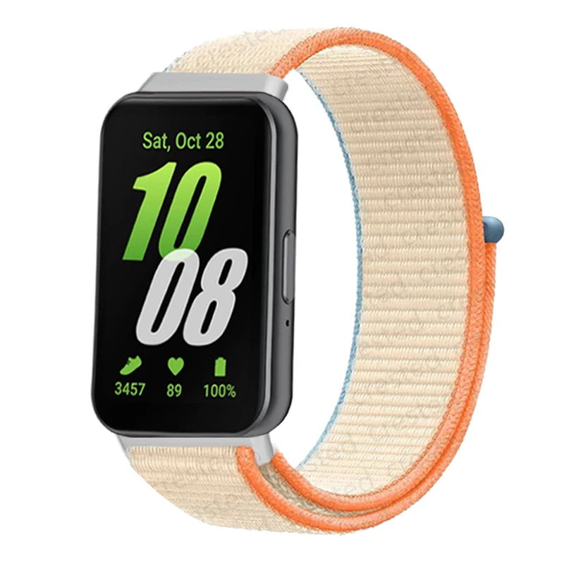 Schutzhülle + Nylonbänder für Samsung Galaxy Fit 3, Armband-Zubehör, atmungsaktives, verstellbares Ersatz-Sportarmband, Correa Galaxy Fit 3. – Detail 6
