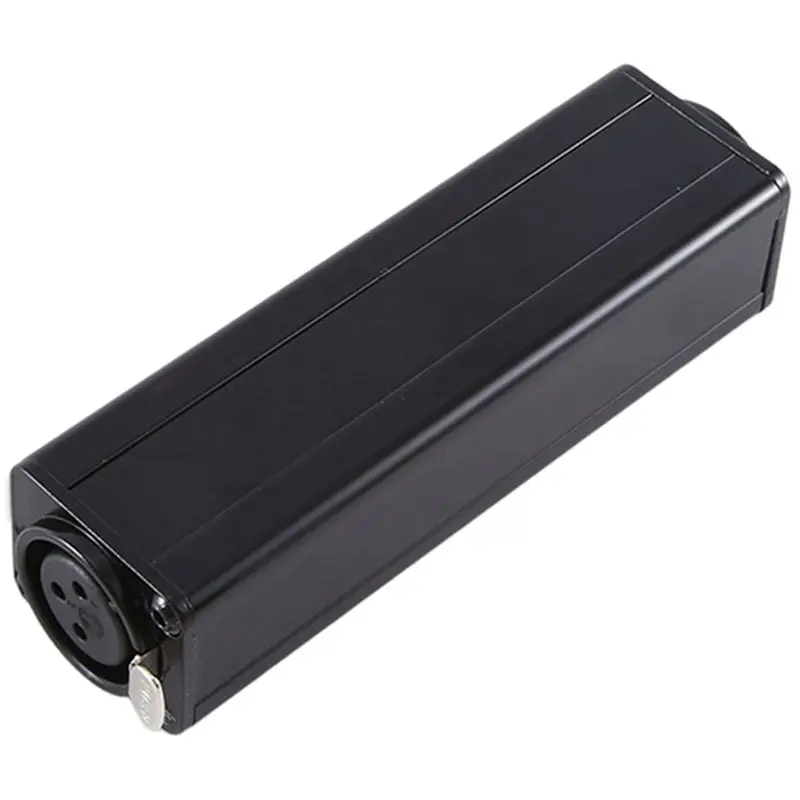 

1 шт. стереофонический аудиоизолятор Cannon для устранения помех, вызванных общим заземлением, черный-AEF7