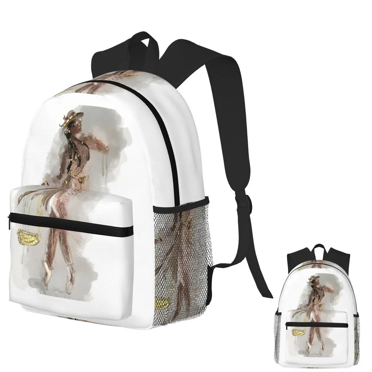 

The Gilded Spirit One Of My Fashion Candy Works That I Painted With Care Backpack School Bag Daypack Bookbag Shoulder Bags
