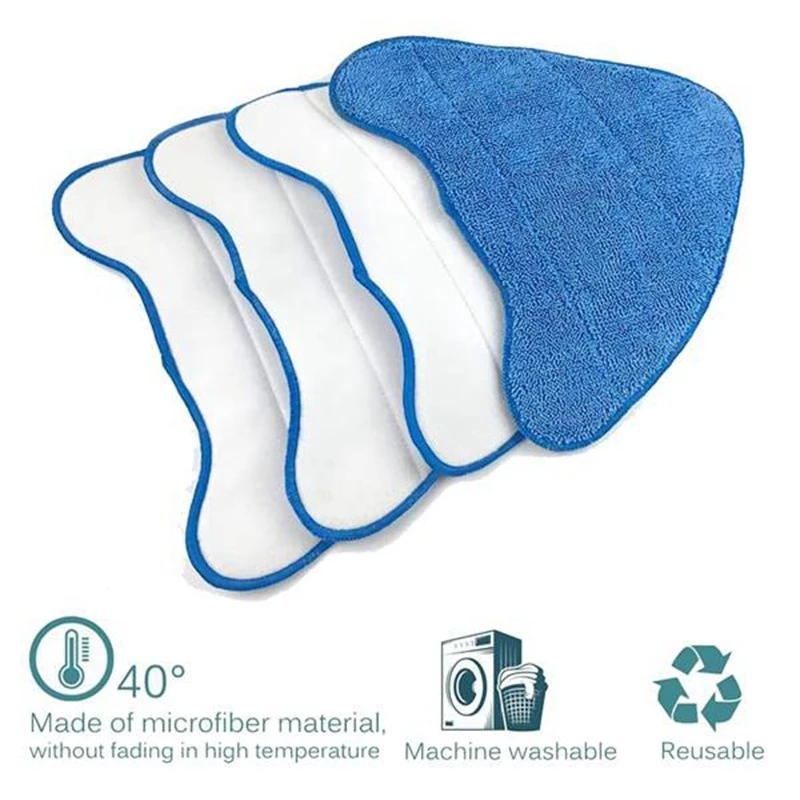 Microfibre Cleaning Mop Pads Replacement For Hoover Vax Steam Cleaner S85-CM S86-SF-CC S86-SF-C Vacuum Cleaner Parts