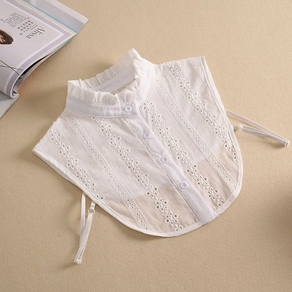 

Detachable Faux Collar Premium Lace Fashion False Collar Women Blouse Shirt All-Match Decorative Accessory