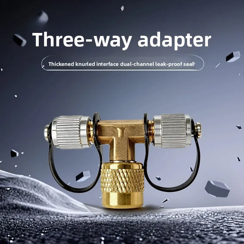 Vacuum Gauge Parts Service Pass Tee Connector Refrigeration Maintenance Precise Measurement Digital Display Bluetooth Ball Valve