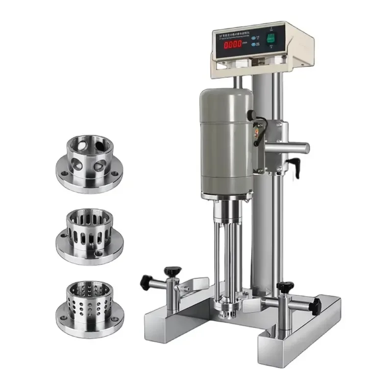 220V High-Speed Food Homogenizer 1-10 Liter Small Fine Dispersion Speed-Adjustable Emulsifier Mixer Core Motor
