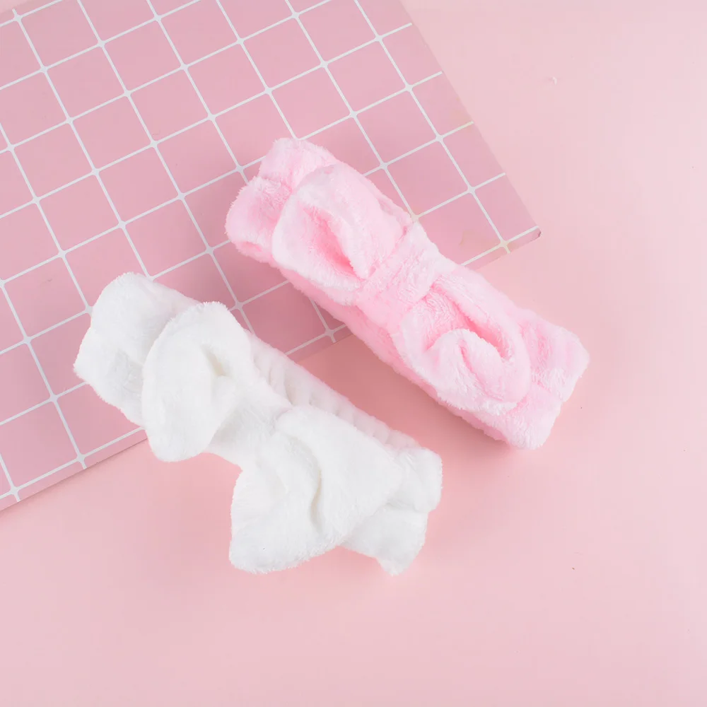 المرجان الصوف قوس الشعر الصليب عقال لغسل الوجه ماكياج سيدة حمام قناع التجميل هيرباند مرونة لينة عمامة إكسسوارات الشعر