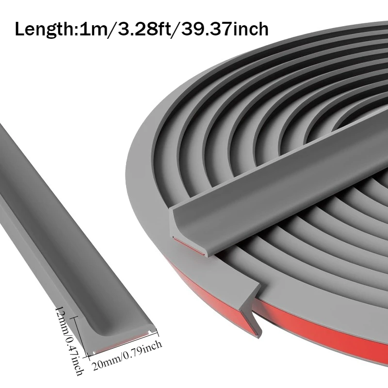 1PC 0.5/1/2/3M Durable Sealing Tape, Suitable for Kitchens and Bathrooms, Flexible Corner Trim, Easy To Clean and Maintain