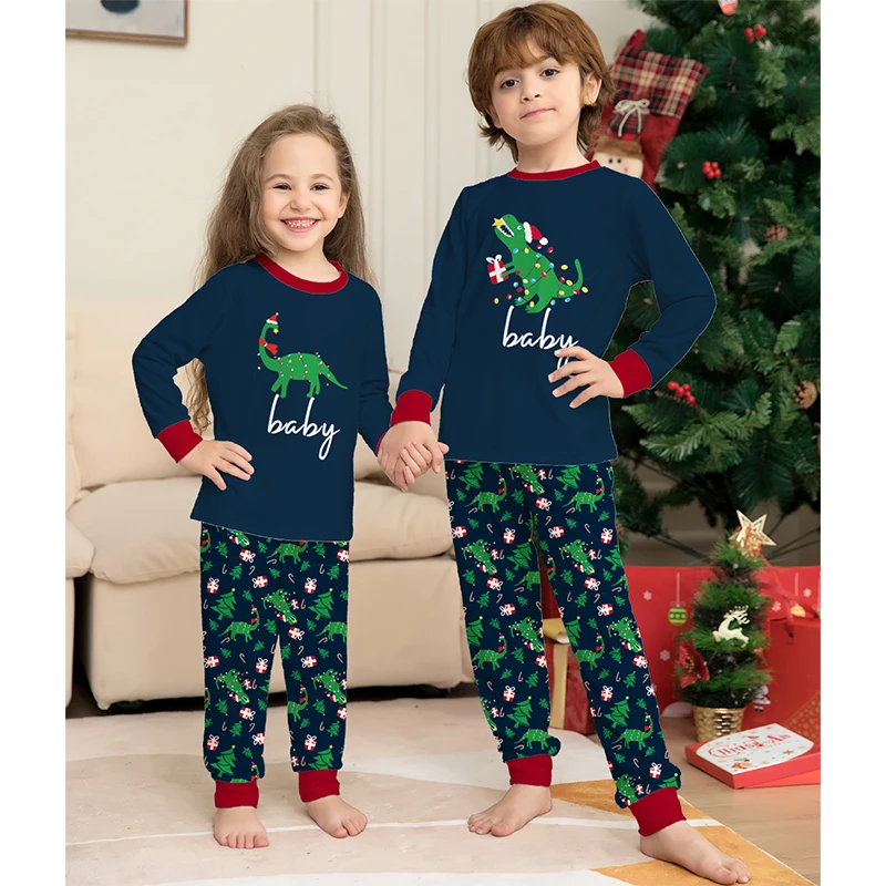 Family Matching Christmas Pajamas Set 2025 Xmas Father Mother Daughter Family Look Clothes Adult Kids Sleepwear Pyjamas Outfits