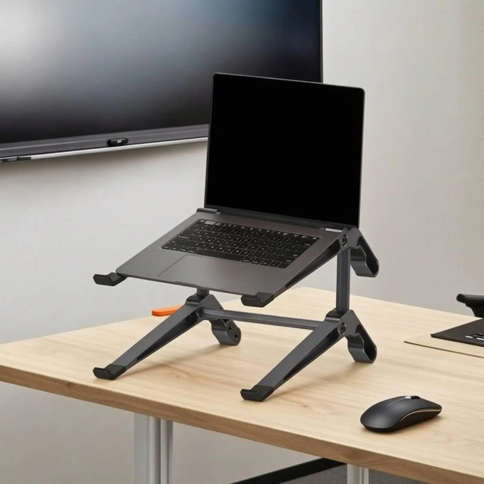 Two-tierLayer Laptop Stand Angled Laptop Stand Compact for Tabletop, Desk