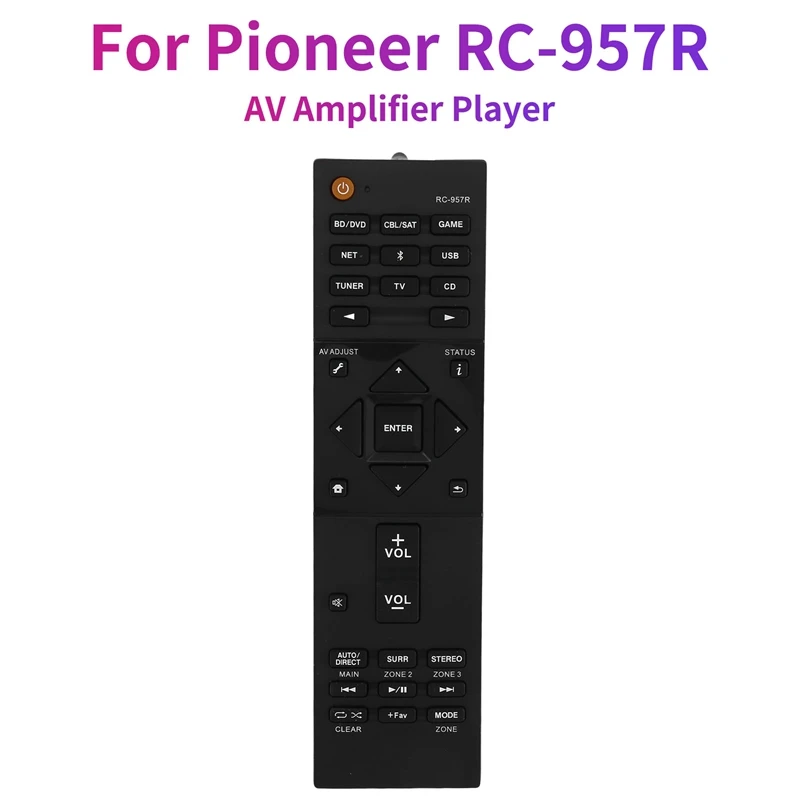 Mando a distancia de repuesto para Pioneer RC-957R, reproductor amplificador AV