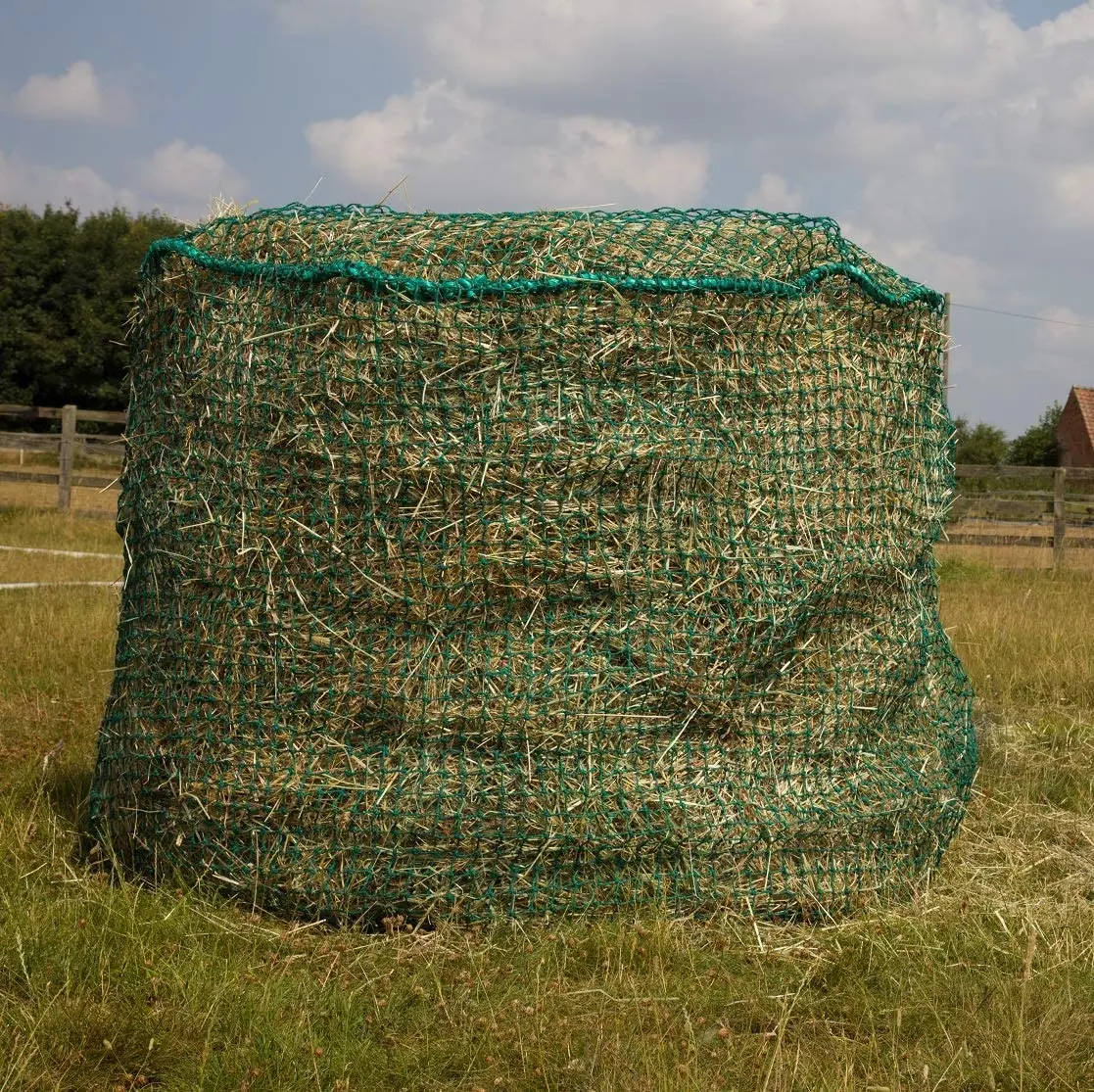 2025 Round Bale Net Slow Feed Hay Net PP Knotless 6ft X 6ft