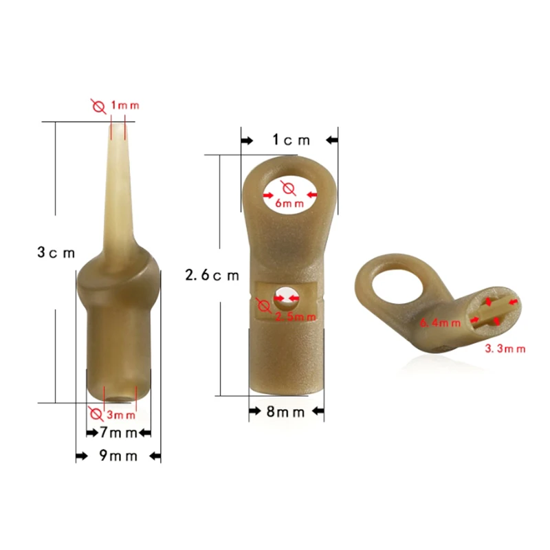 10pcs Carp Fishing Tackle Set Helicopter Rig Accessories Sleeve Lead Clip Hair Rig Fishing